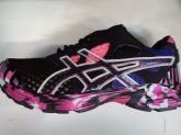 ASISCS NOOSA TRI 7 PRETO/LILAS
